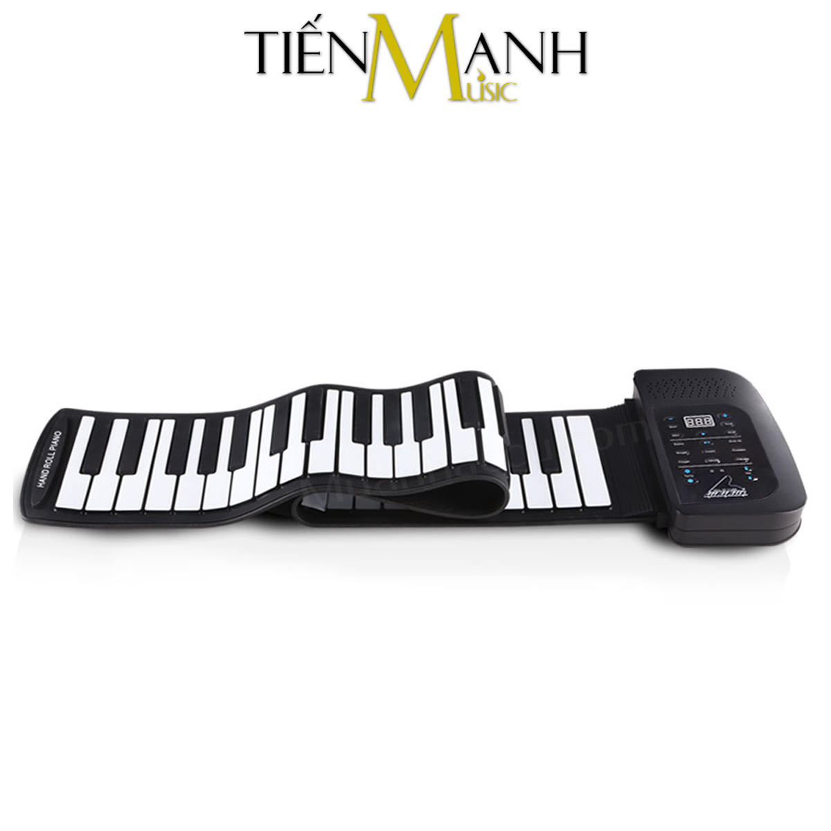 Đàn Piano 61 phím cuộn mềm dẻo Konix Flexible PA61 - Pin sạc 1000mAh