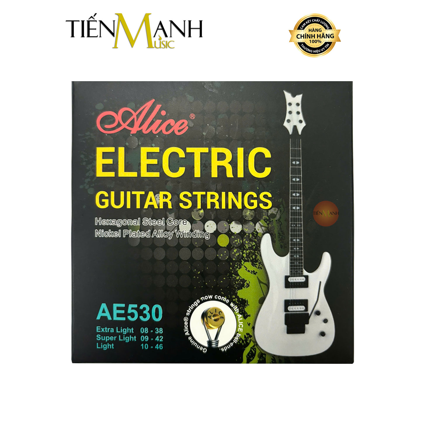 Dây Đàn Guitar Điện Alice AE530 Cỡ 9 - Electric Strings AE-530