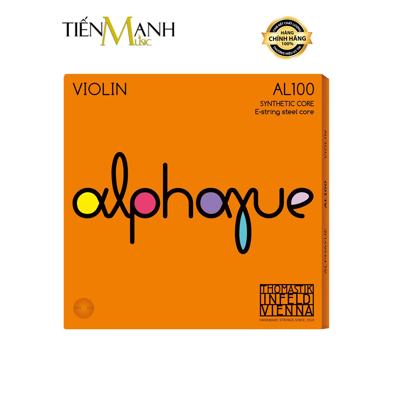Bộ Dây Đàn Violin 4/4 Thomastik Infeld Alphayue String Set AL100
