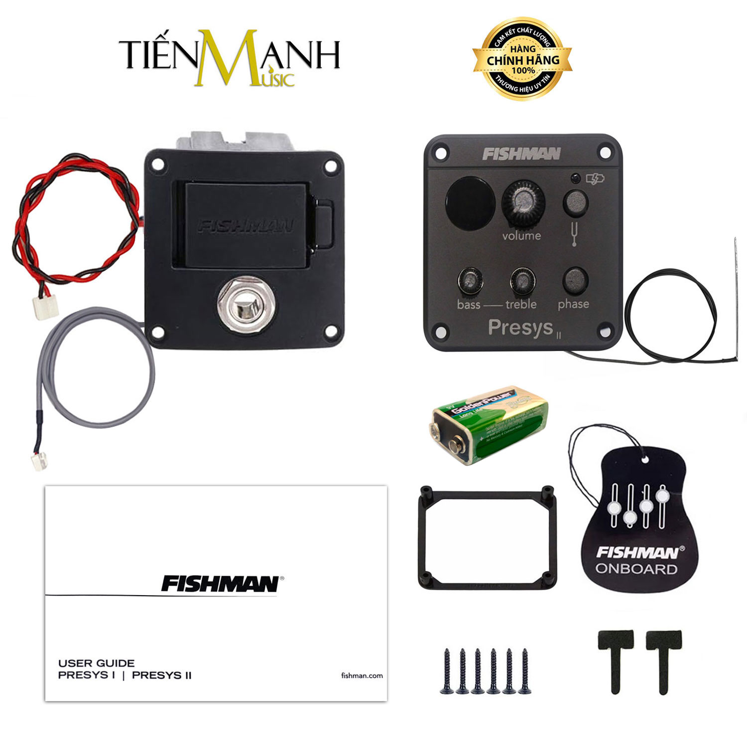 EQ Fishman Presys II Cho Đàn Guitar PSY-BAA-AAA (OEM-ISY-301) Presys II