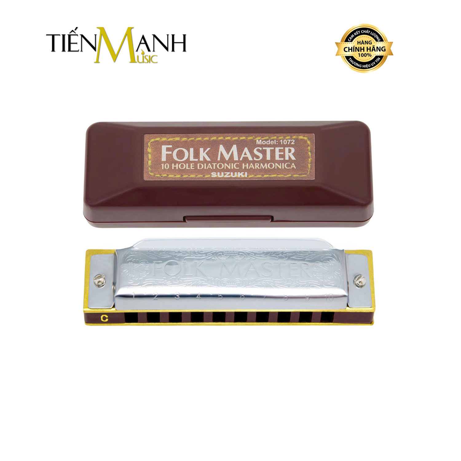 Kèn Harmonica Suzuki Folk Master 10 lỗ