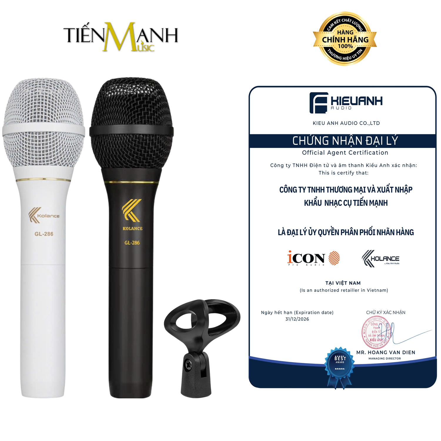 Micro Thu Âm Kolance GL-286