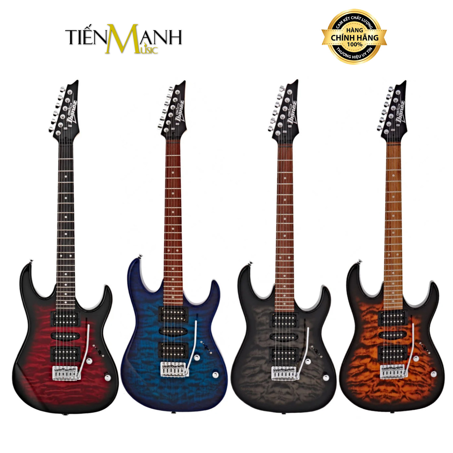 Đàn Guitar Điện Ibanez GRX70QA - HSH RG Gio Series Electric Guitar Có Cần Nhún