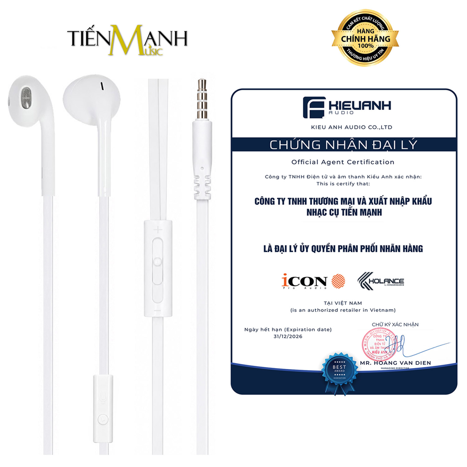 Tai Nghe Nhét Tai Super Bass Kolance HH39