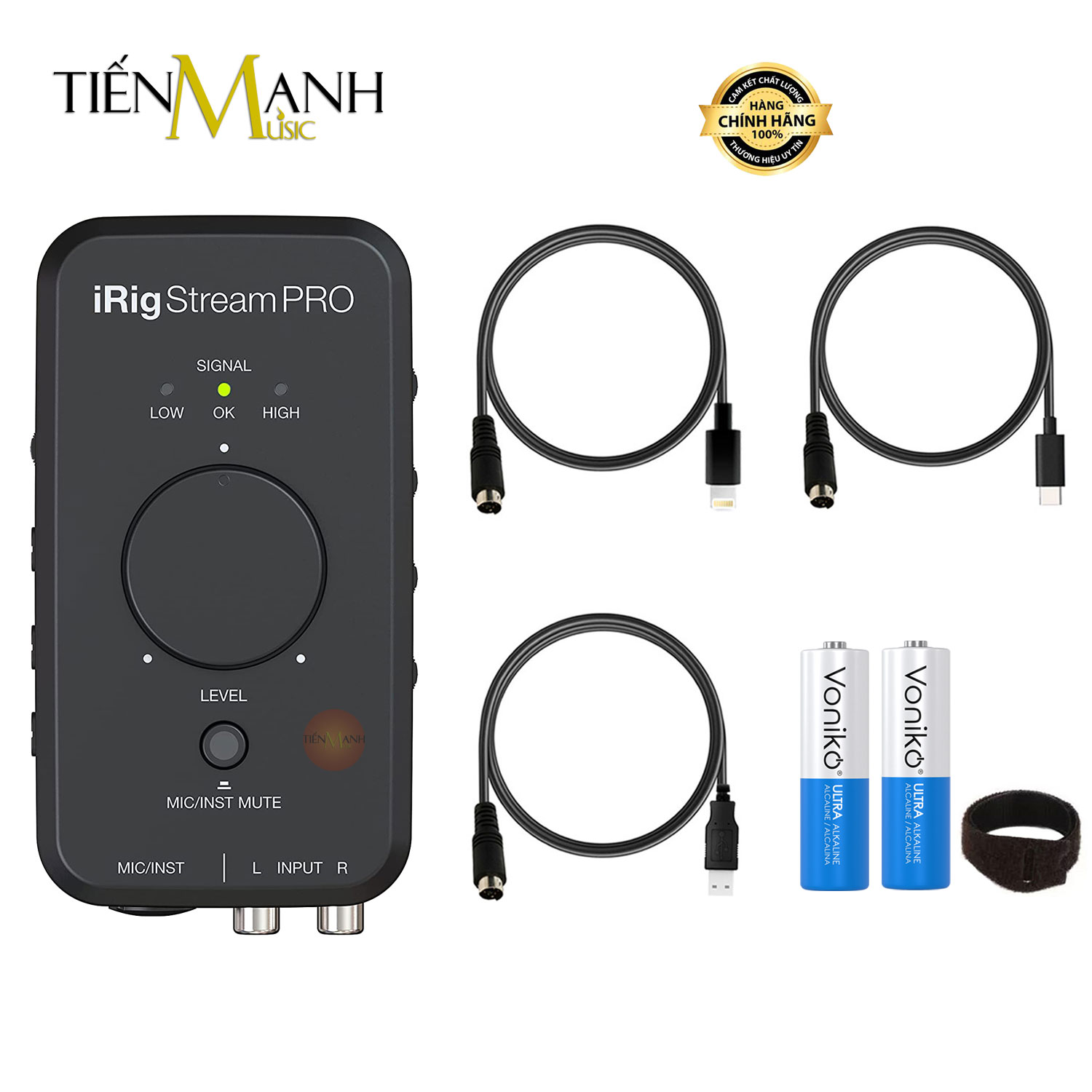 Thiết Bị Thu Âm Và Livestream iRig Stream Stereo Pro IK Multimedia Cho Điện Thoại