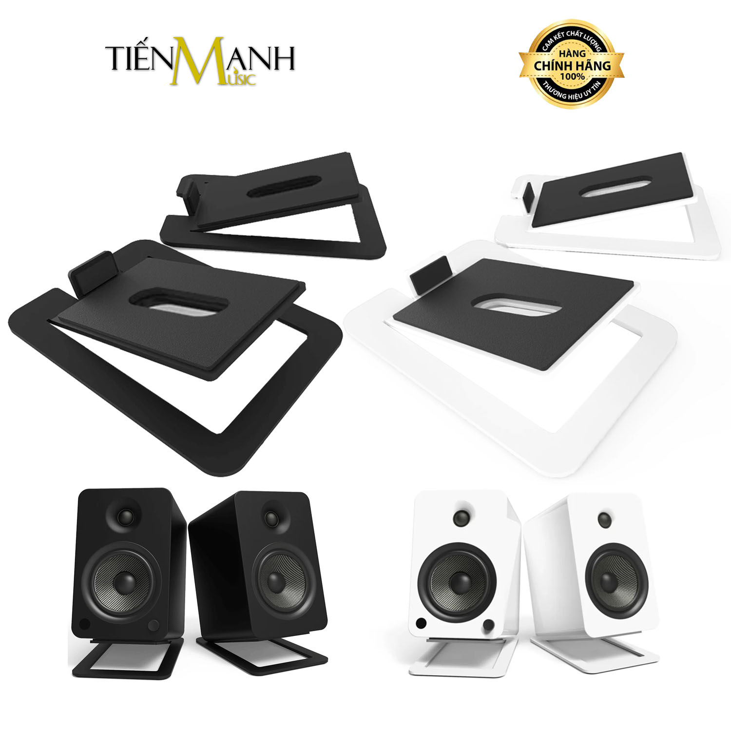 Giá Đỡ Loa Bằng Kim Loại Nghiêng 16 Độ Dr.Mic KL6 - 1 Cặp