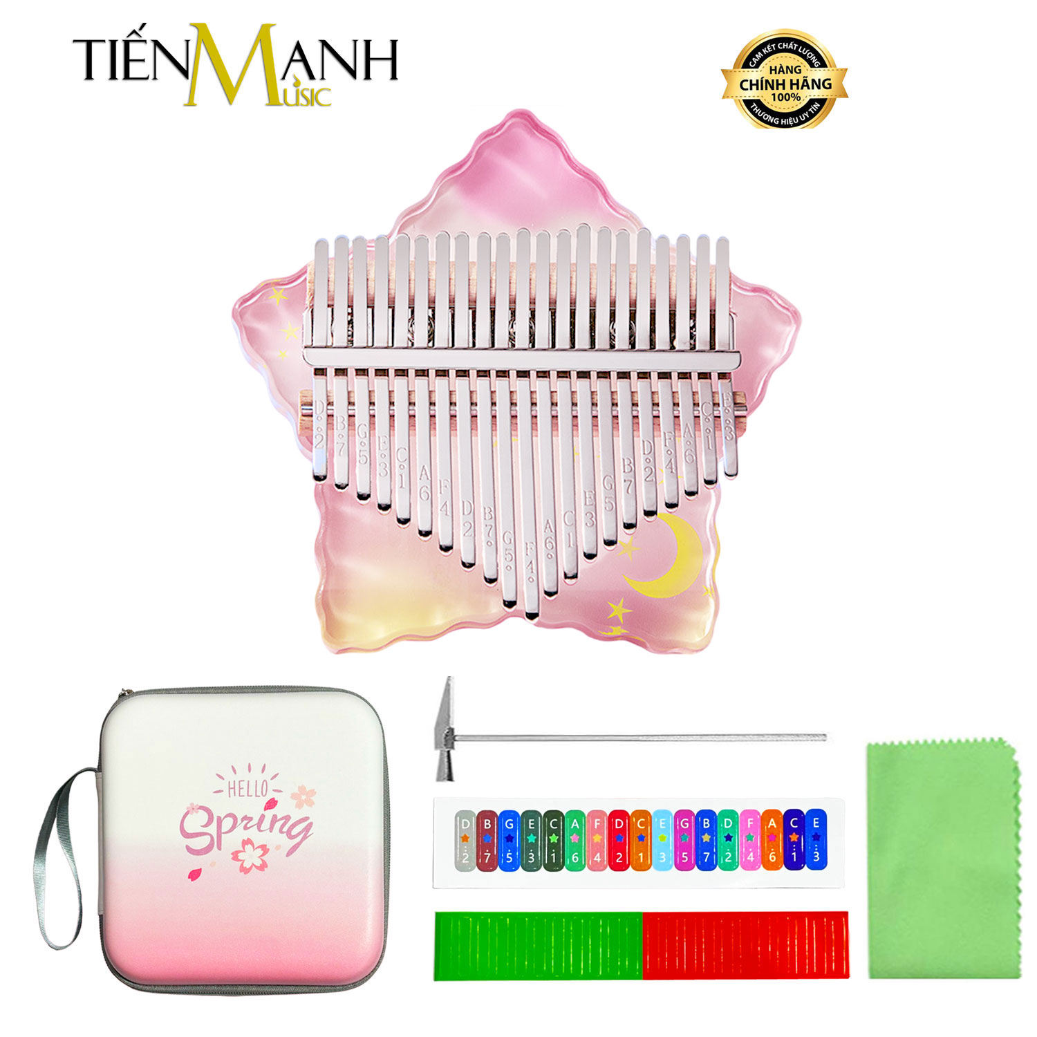Đàn Kalimba 17 Phím Hluru  KHMS17 Box