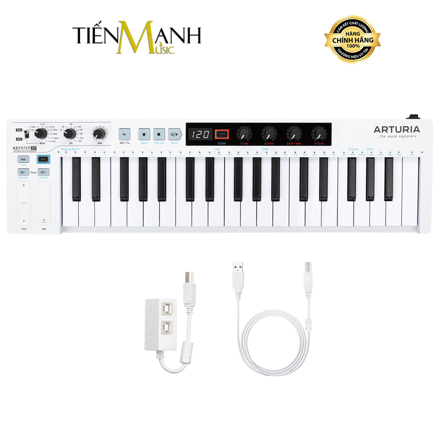 Midi Keyboard Controller Arturia KeyStep 37 Phím