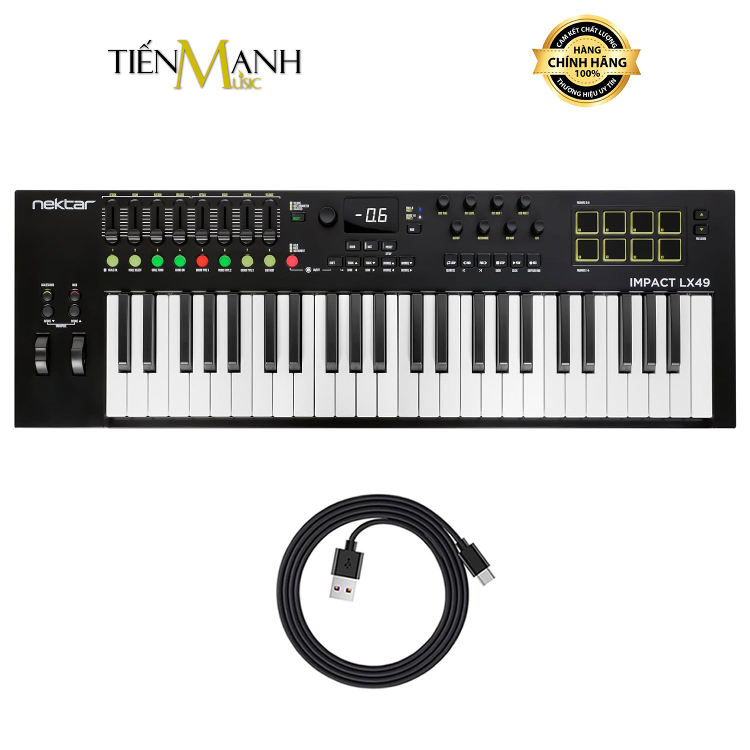 Nektar Impact LX49 MK3 Midi Keyboard Controller