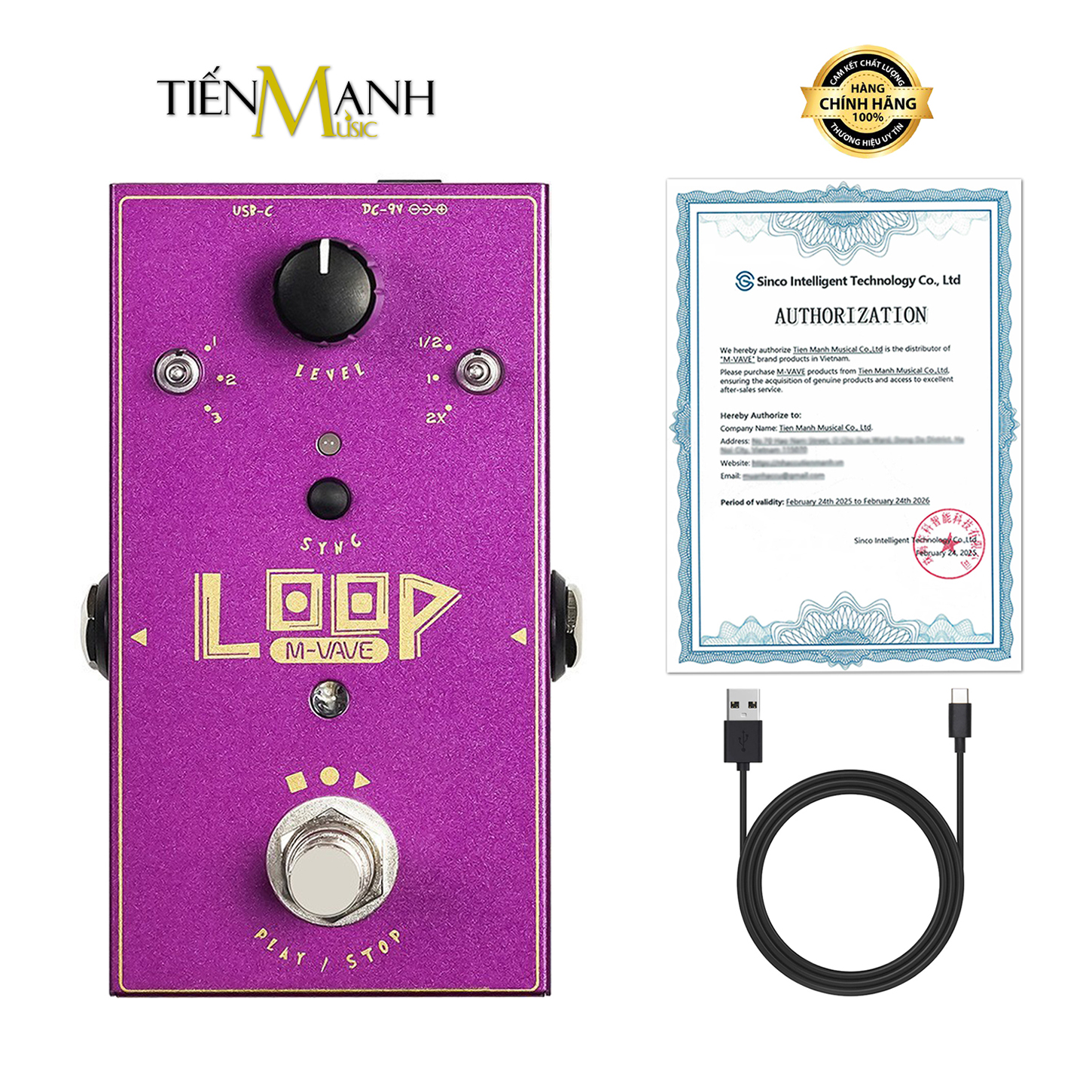 Phơ Cục Looper M-Vave Loop II