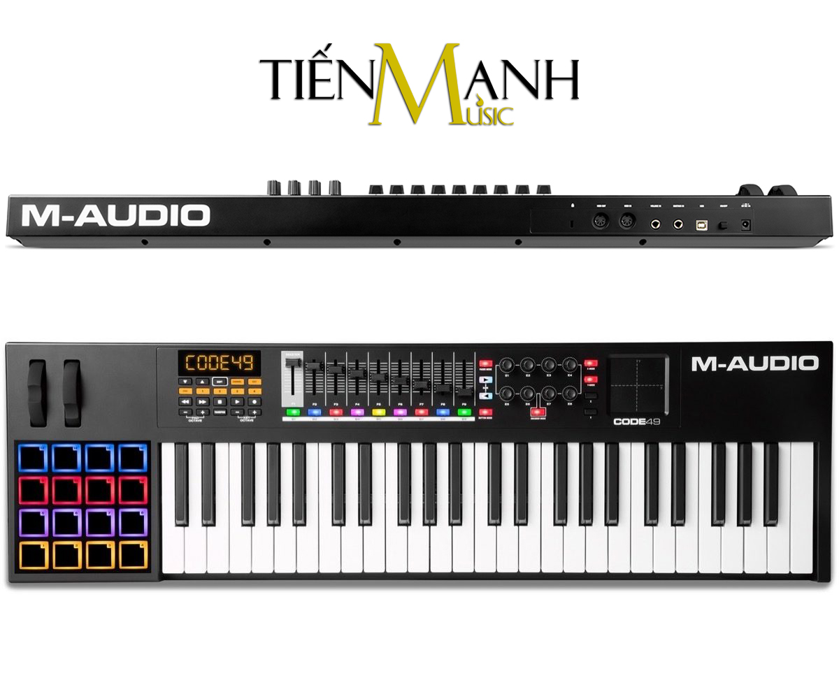M-Audio Code 49 Phím Black USB MIDI Keyboard Controller With X/Y Pad Bàn phím sáng tác - Sản xuất âm nhạc producer