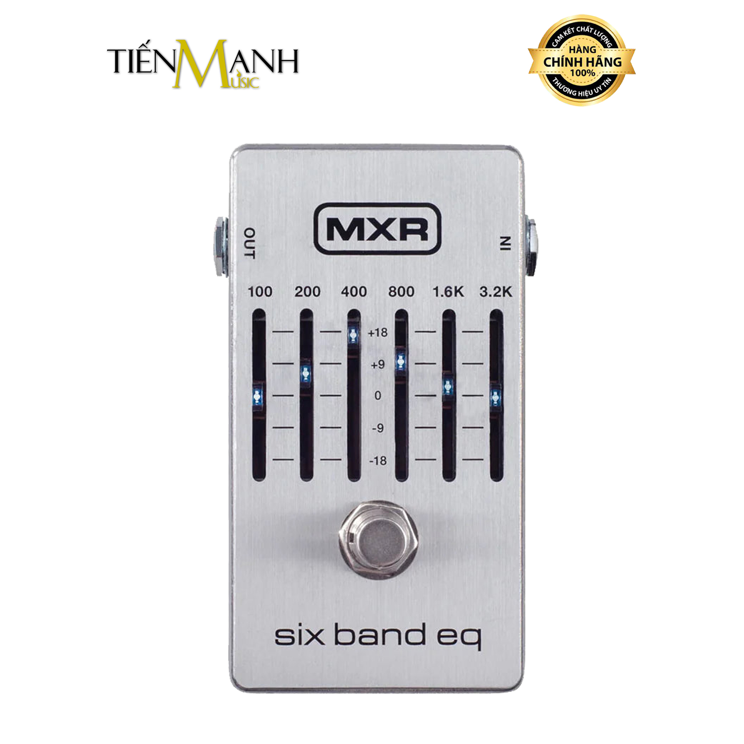 Pedal Guitar MXR M109S 6 Band EQ Effects