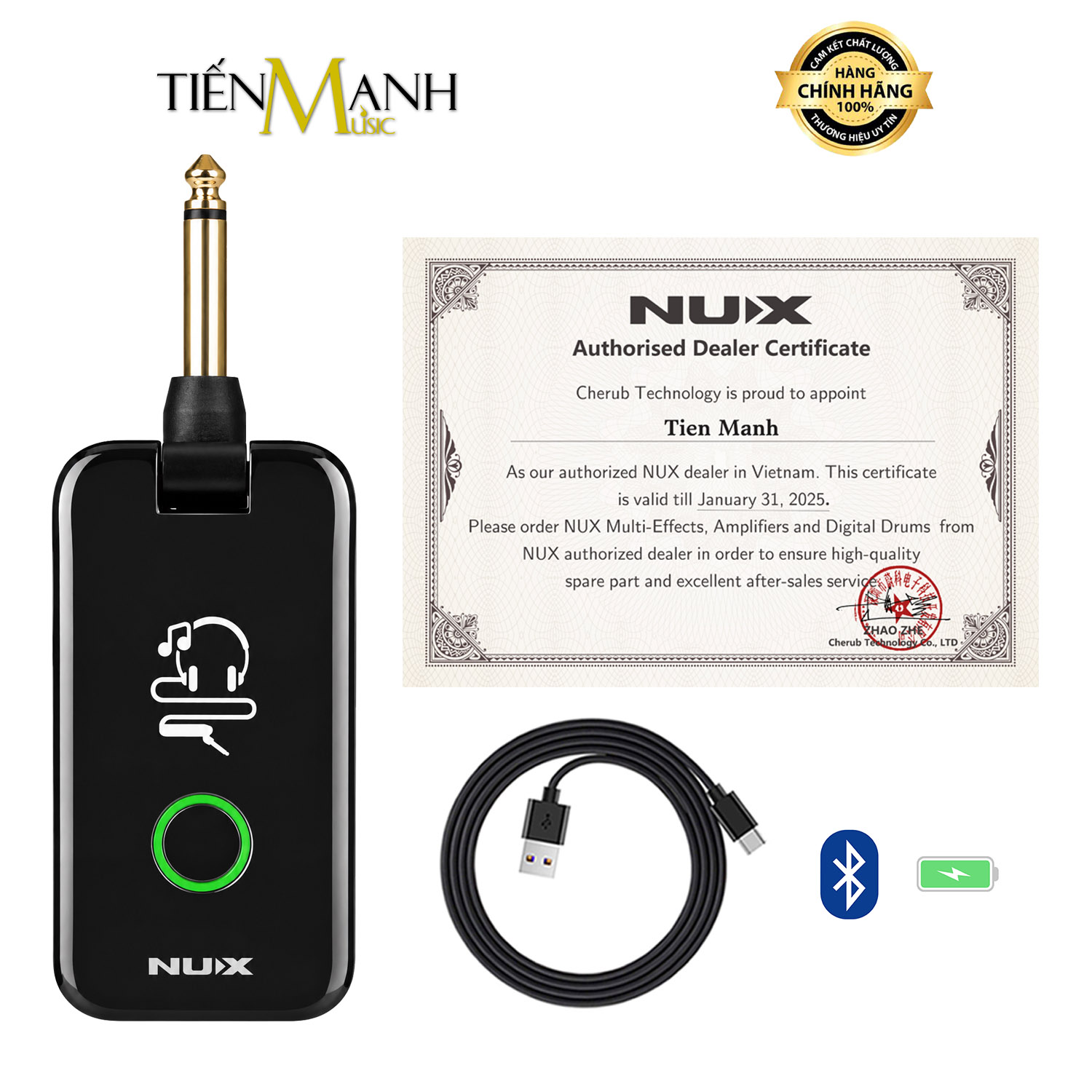 Bộ Khuếch Đại Tai Nghe NUX MP2 Mighty Plug
