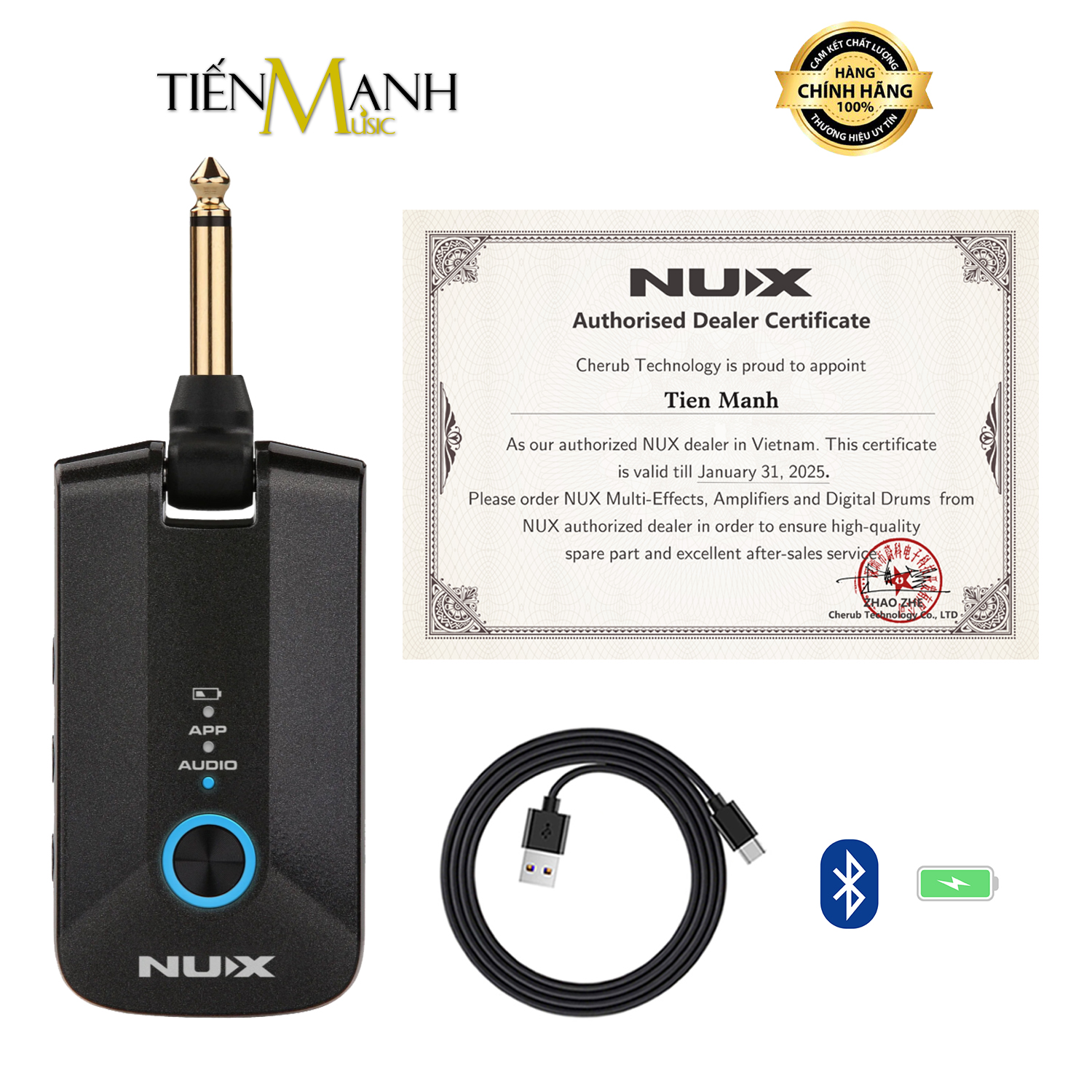 Bộ Khuếch Đại Tai Nghe NUX MP3 Mighty Plug Pro