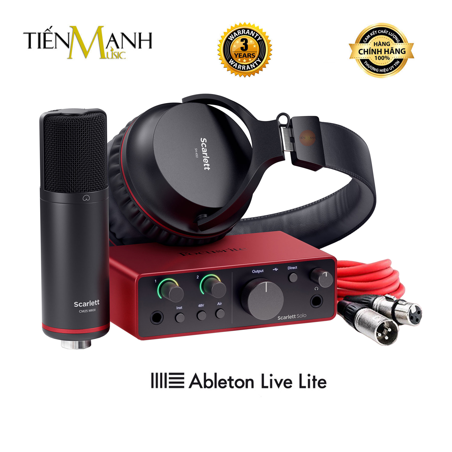 Soundcard Focusrite Scarlett Solo Studio Gen 4