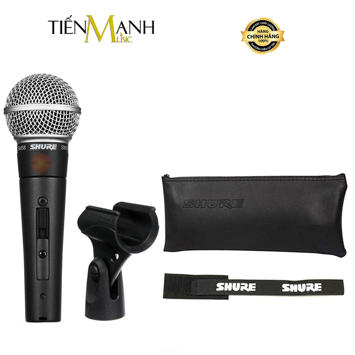 Micro Shure SM58-S Có Công Tắc Karaoke