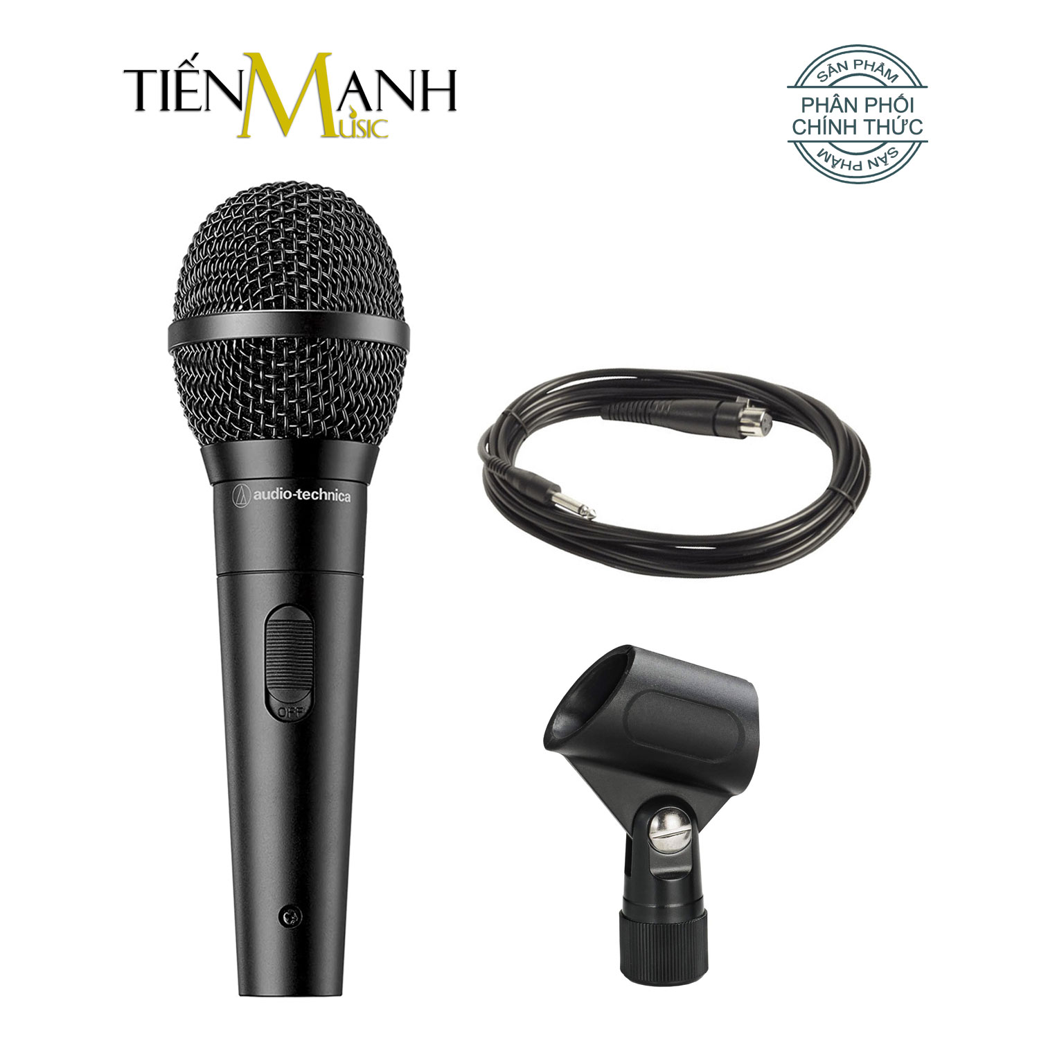 [Chính Hãng Japan] Mic Hát Karaoke Audio Technica ATR1300X - Có Dây 5m Thu Âm Vocal Micro Dynamic Biểu Diễn chuyên nghiệp Microphone