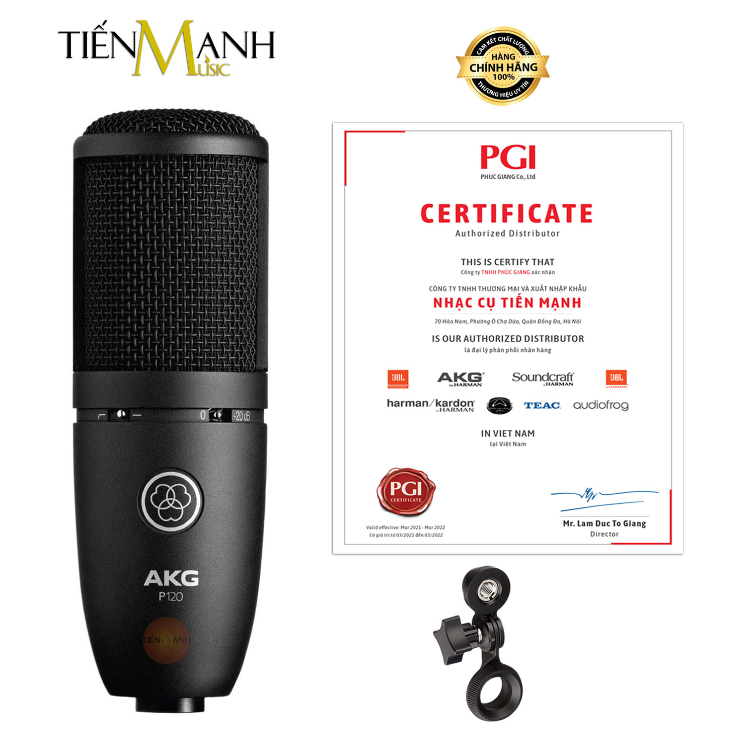 Micro Thu Âm Condenser  AKG P120