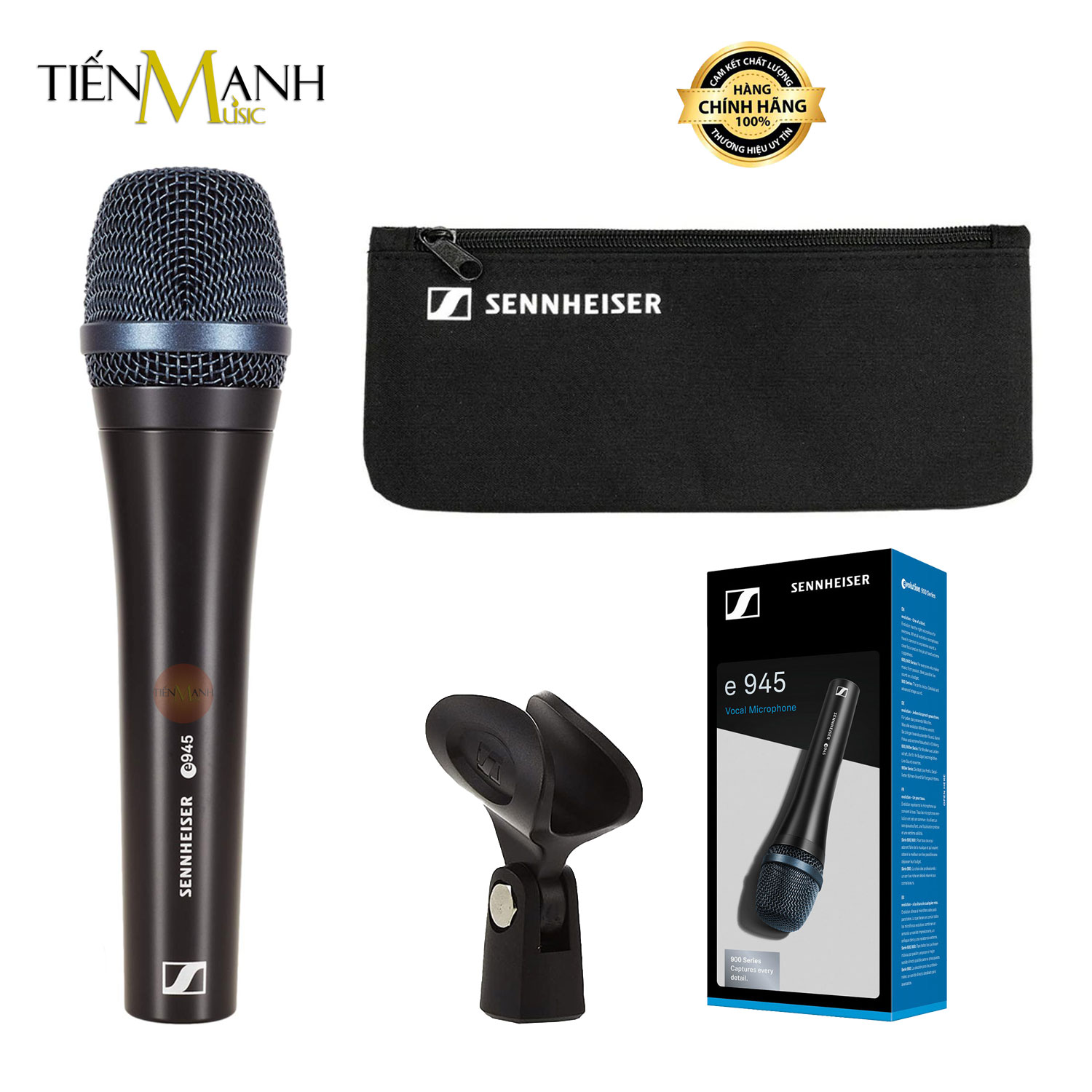 Micro Cầm Tay Sennheiser E945 - Mic Dynamic Vocal Microphone E 945