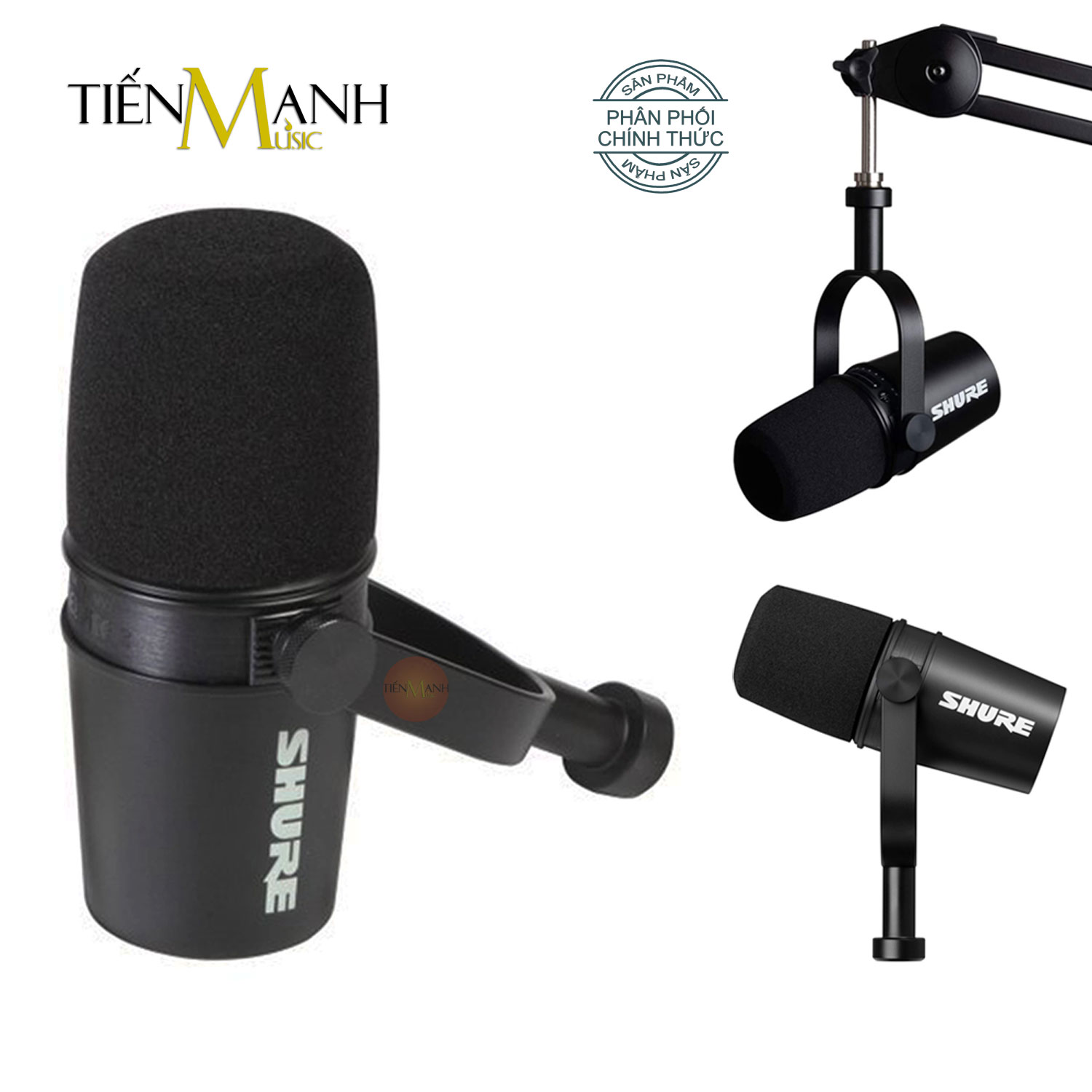 Micro Shure MV7-X Livestream Podcast Mic Thu Âm Phòng Thu MV7X Studio Microphone Biểu Diễn Chuyên Nghiệp