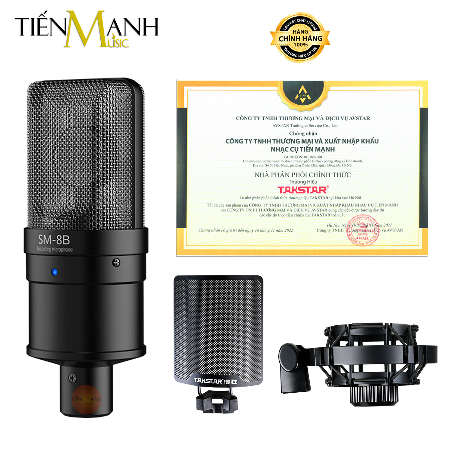 Micro Takstar SM8B Gen 2 - Mic Thu Âm Condenser Livestream