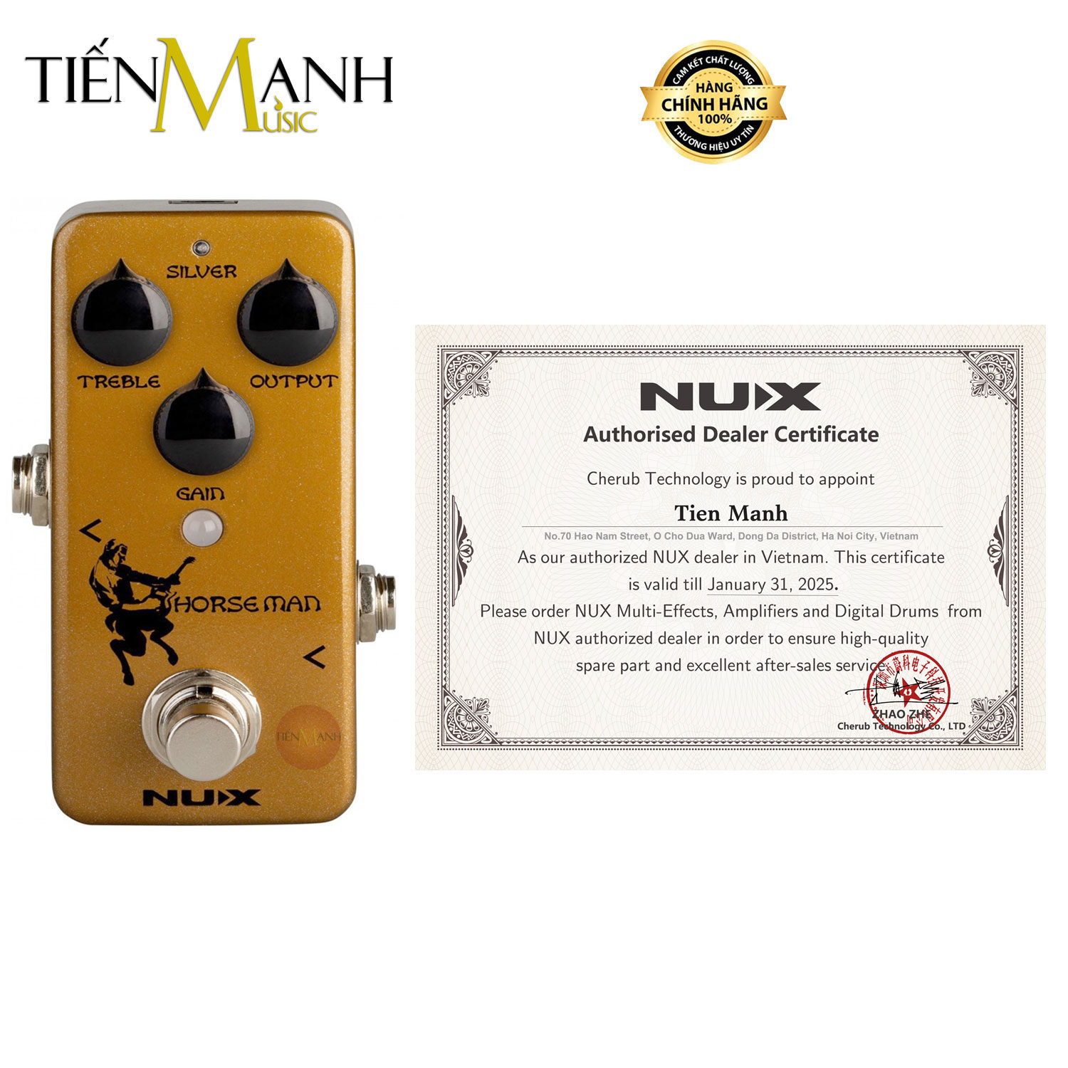 Phơ Đàn Guitar Nux Overdrive NOD-1 Horseman