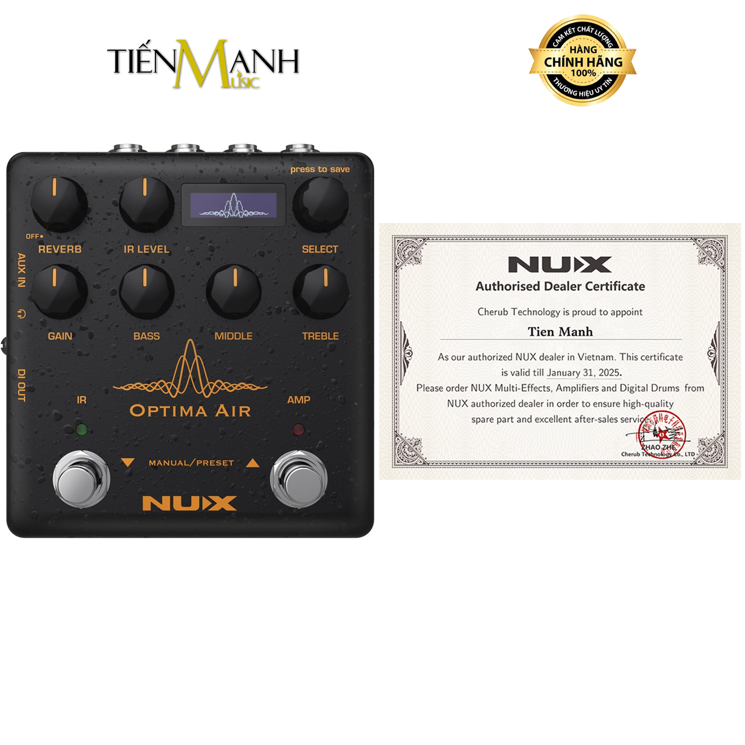 Phơ Đàn Guitar Nux Optima Air NAI5