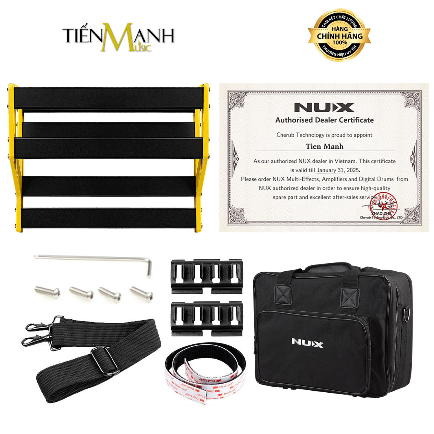 Khung Cố Định Pedalboard NUX NPB-M Bumblebee Medium