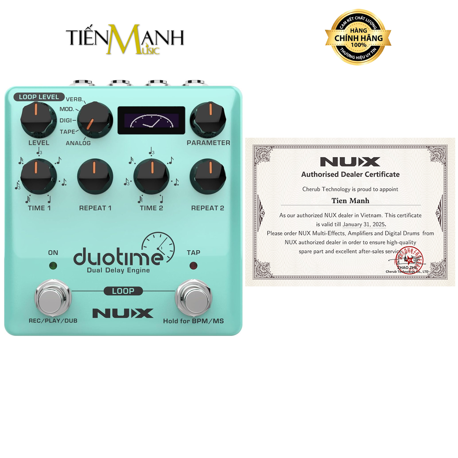 Phơ Đàn Guitar Nux Duotime NDD6