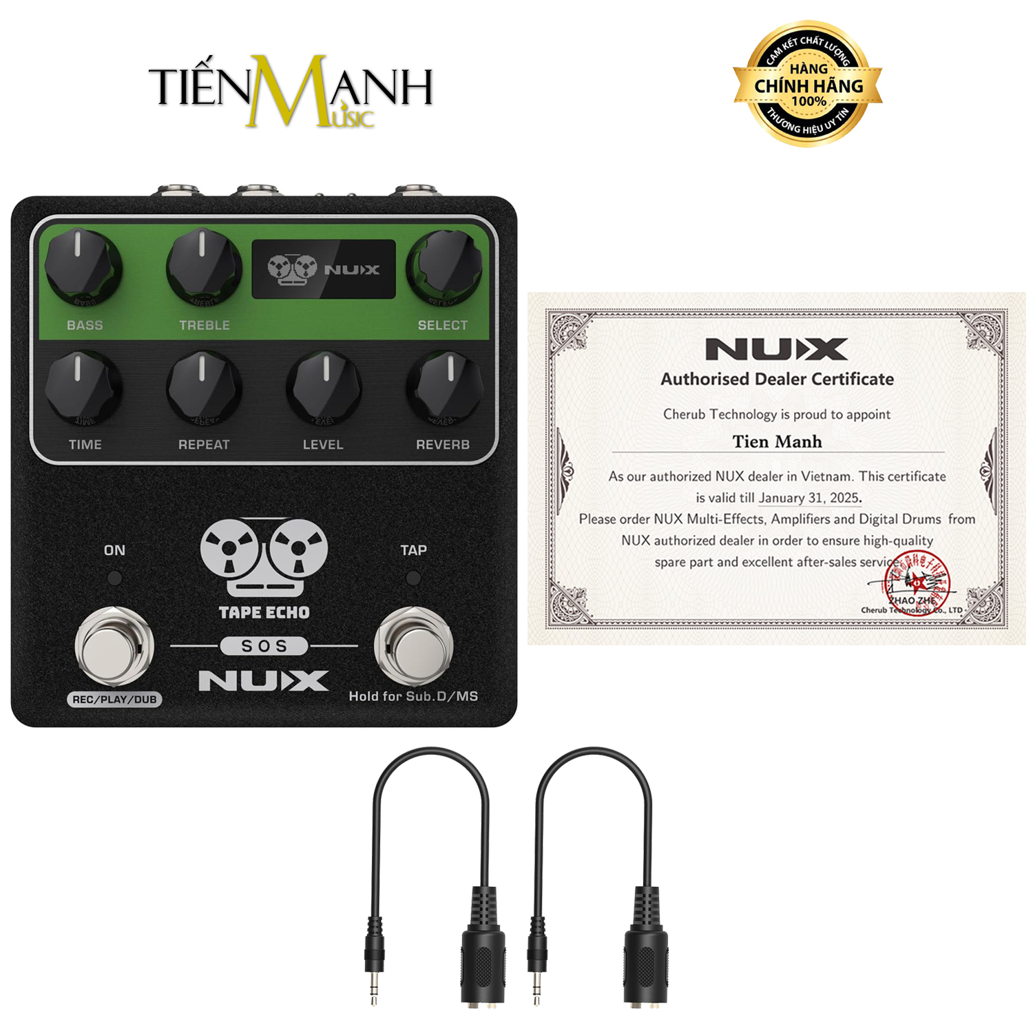 Phơ Guitar Nux Tape Echo NDD-7