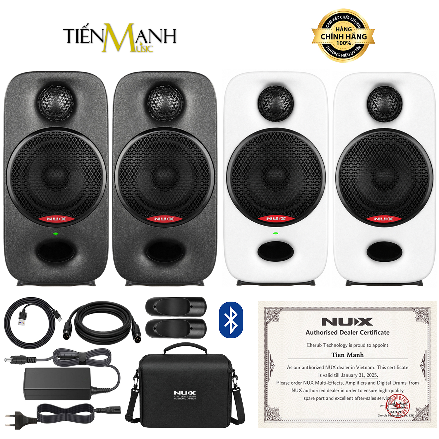 Loa Kiểm Âm Nux Axon 3 NFM03 90W, 3 Inches Powered Studio Reference Monitor Speaker