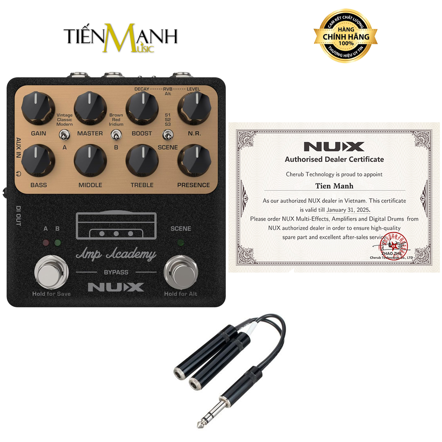 Phơ Đàn Guitar Nux Amp Academy NGS6
