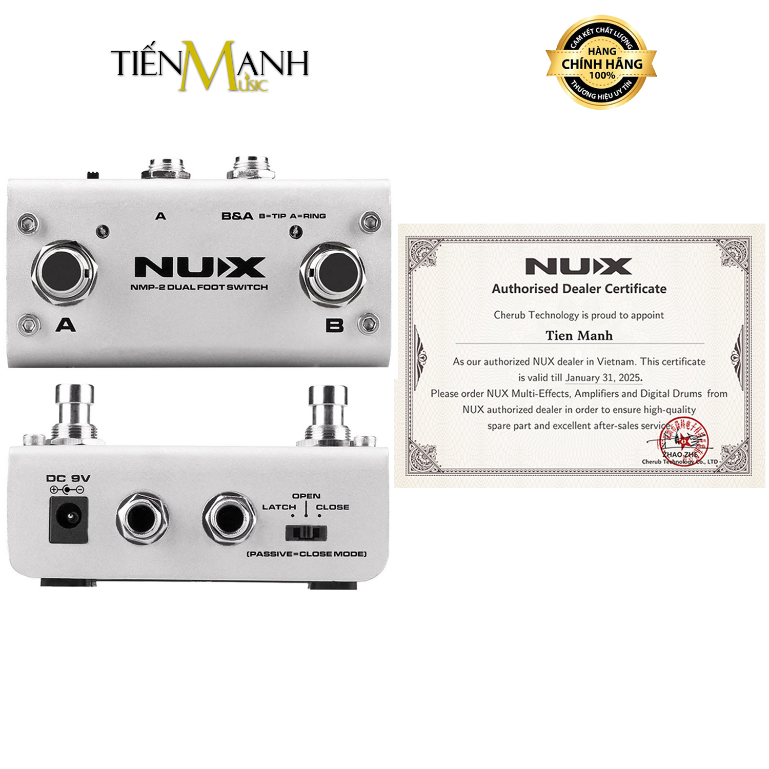 Bàn Đạp Chuyển Kênh NUX NMP-2