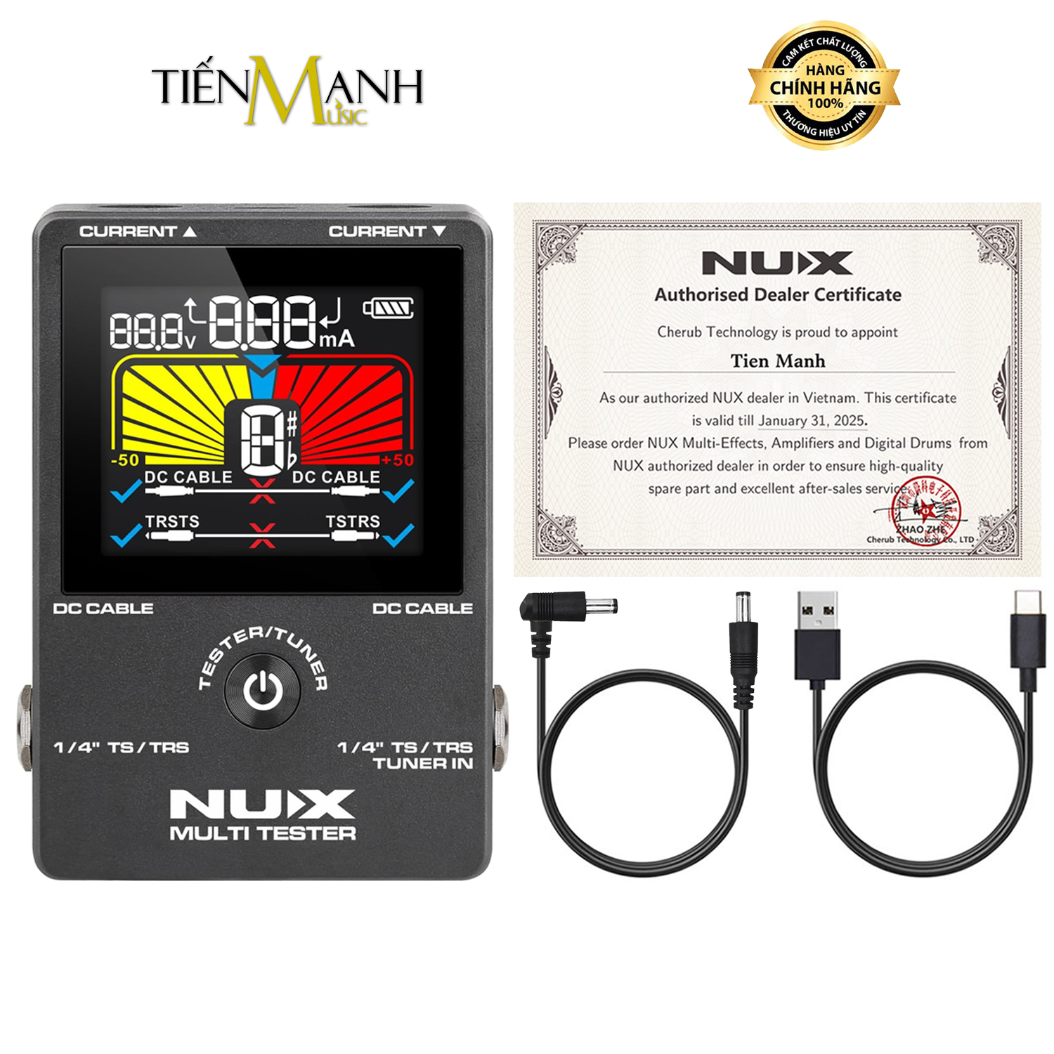 Thiết Bị Kiểm Tra Pedalboard NUX NMT1
