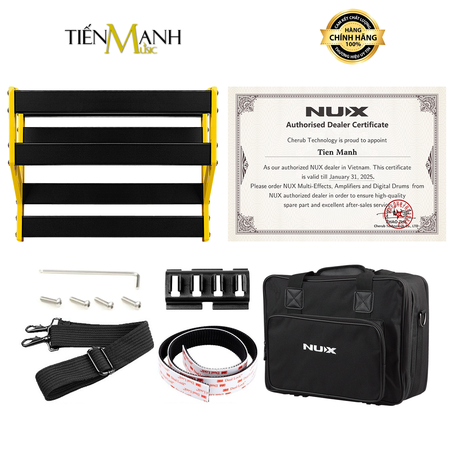 Khung Cố Định Pedalboard NUX NPB-S Bumblebee Small