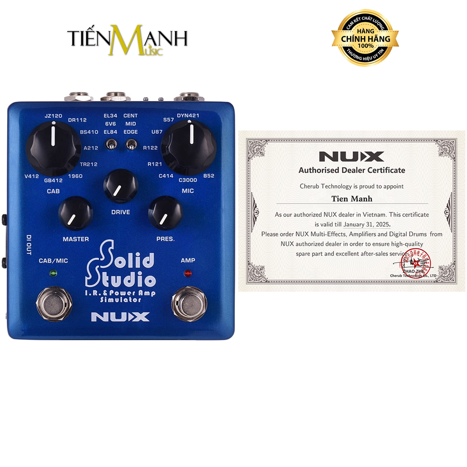 Phơ Đàn Guitar Nux Solid Studio NSS5