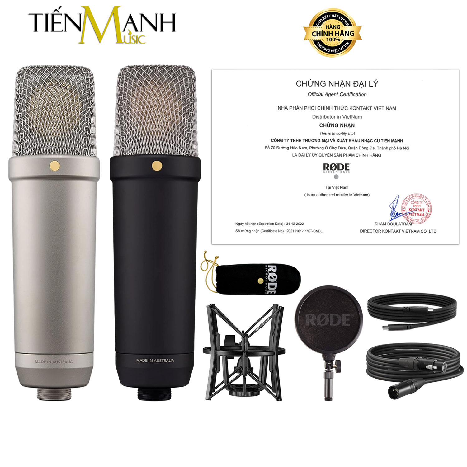 Micro Rode NT1 Gen 5 Cổng XLR Và USB