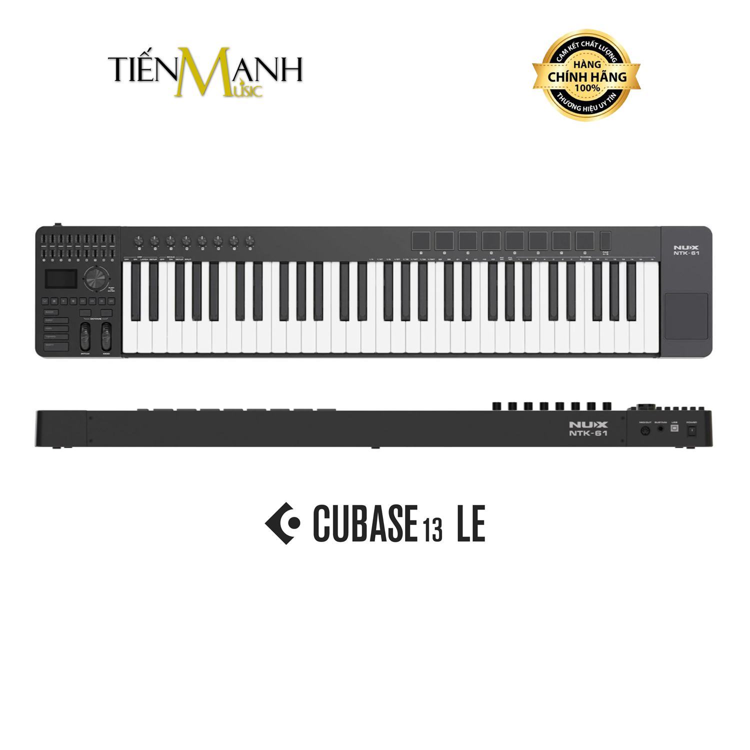Midi Keyboard Controller 61 Phím Nux NTK61