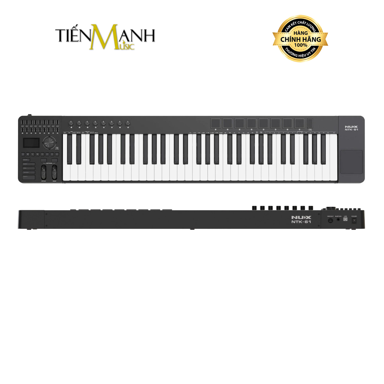 Midi Keyboard Controller 61 Phím Nux NTK61