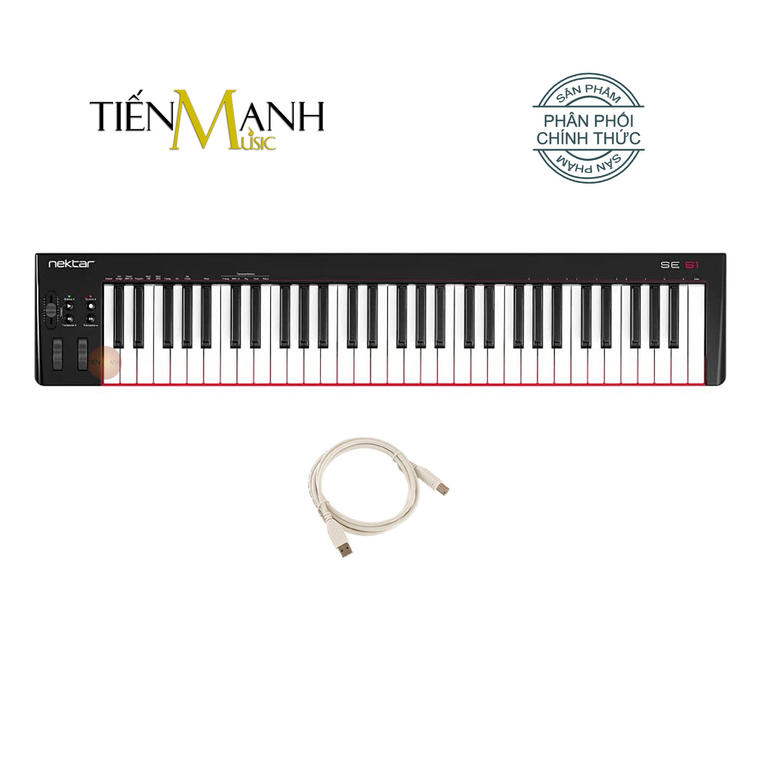 Nektar SE61 Midi Keyboard Controller 61 Phím Cảm ứng lực (Bàn phím sáng tác - Sản xuất âm nhạc Producer)