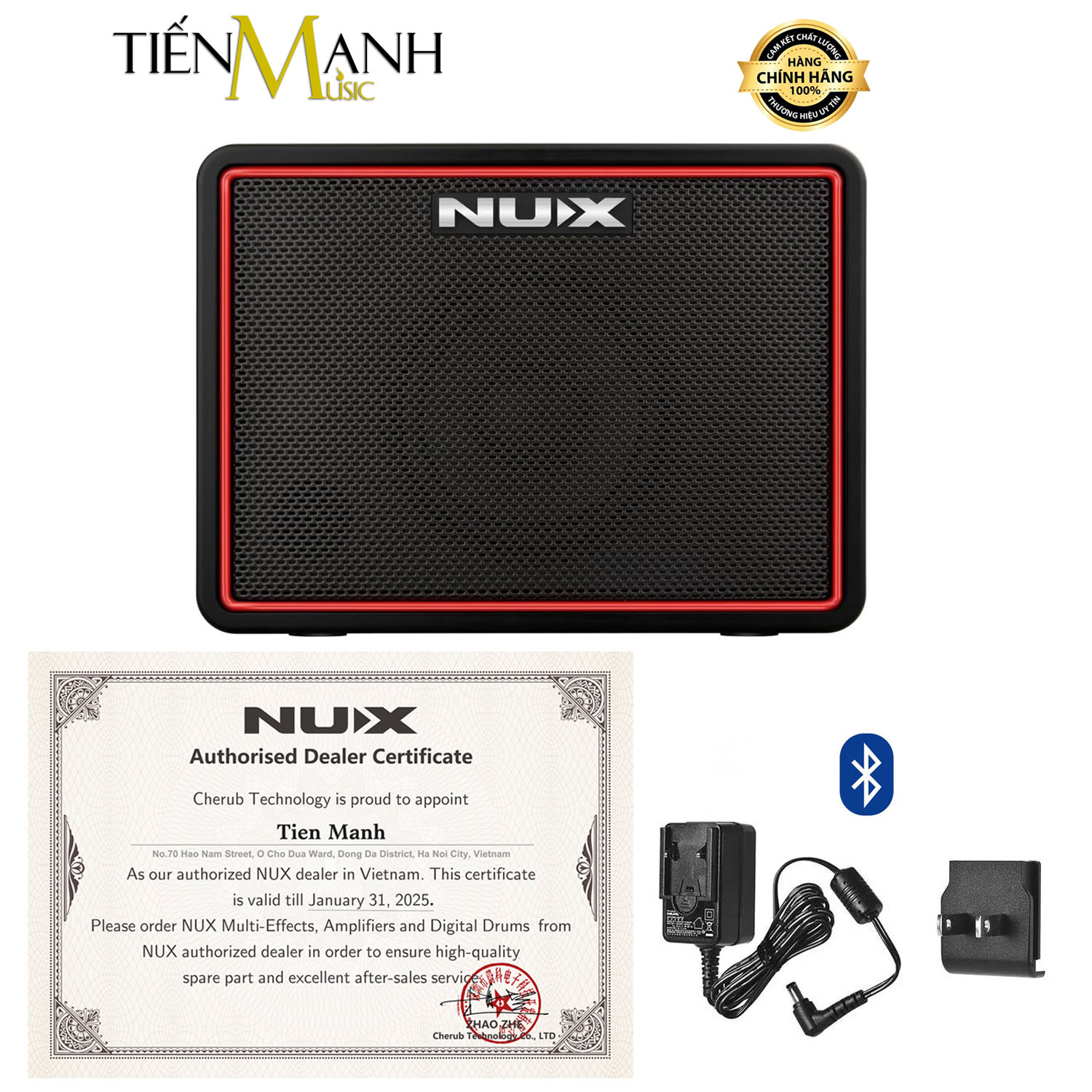 Amply Đàn Guitar Điện Nux Mighty Lite BT MKII