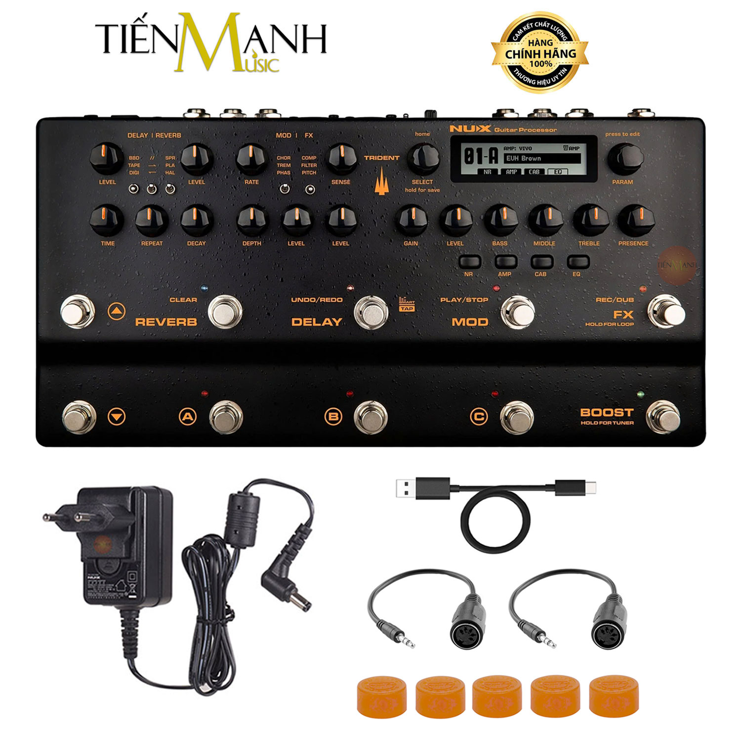 Phơ Đàn Guitar Nux TRIDENT NME-5 Multi Effects