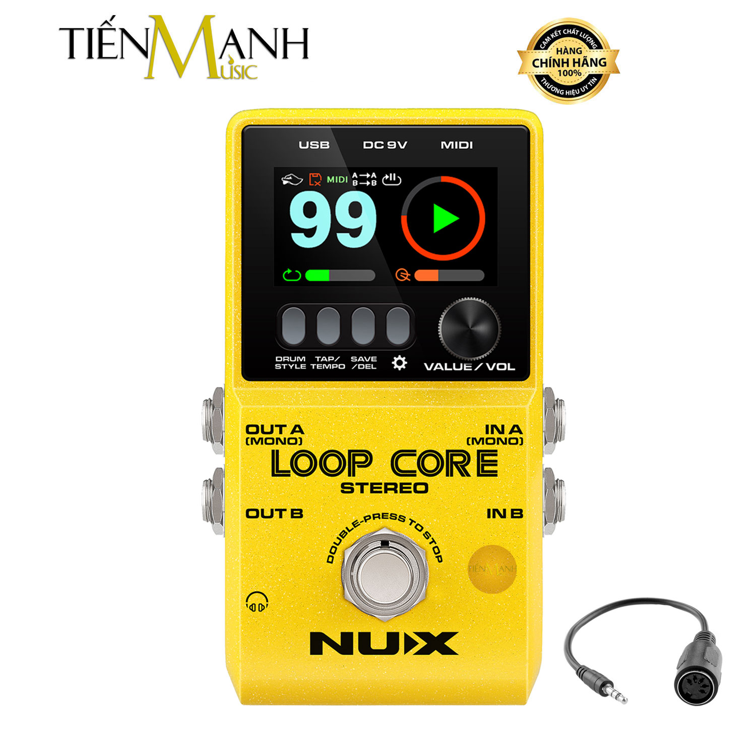 Phơ Guitar Tạo Vòng Lặp Nux Loop Core Stereo MKII