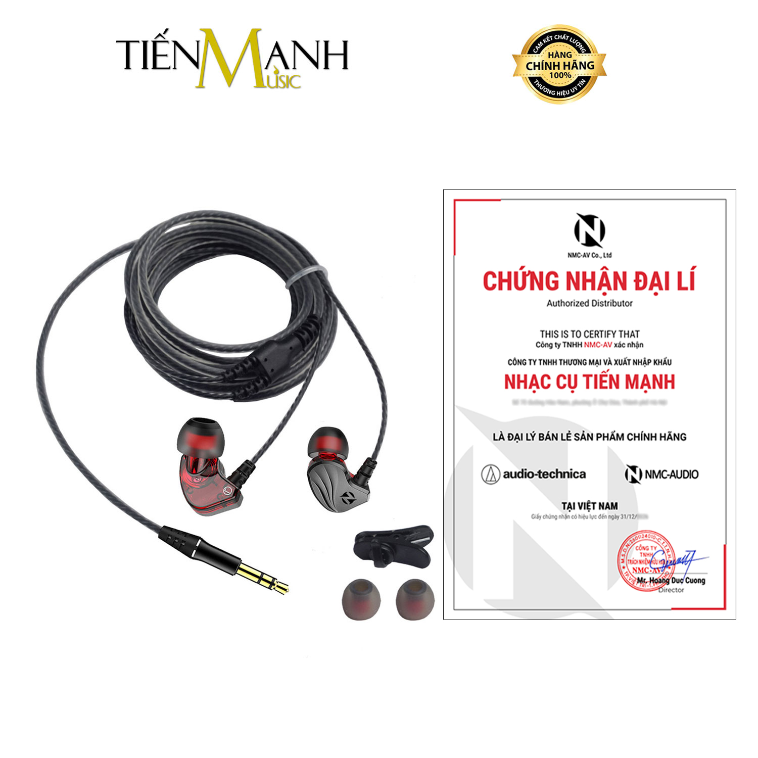 Tai Nghe Kiểm Âm Nhét Tai In ear NMC-AUDIO QKZ60 Studio Monitor