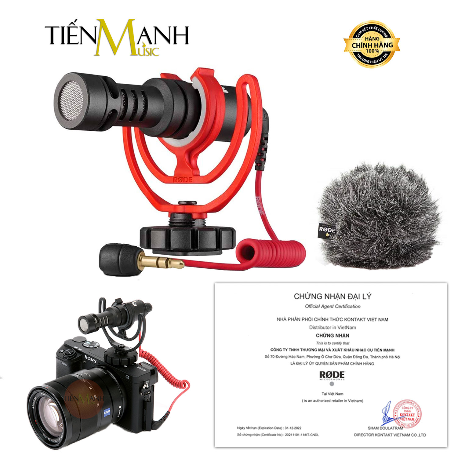 Micro Rode VideoMicro Dùng Cho Máy Ảnh, Máy Quay Phim