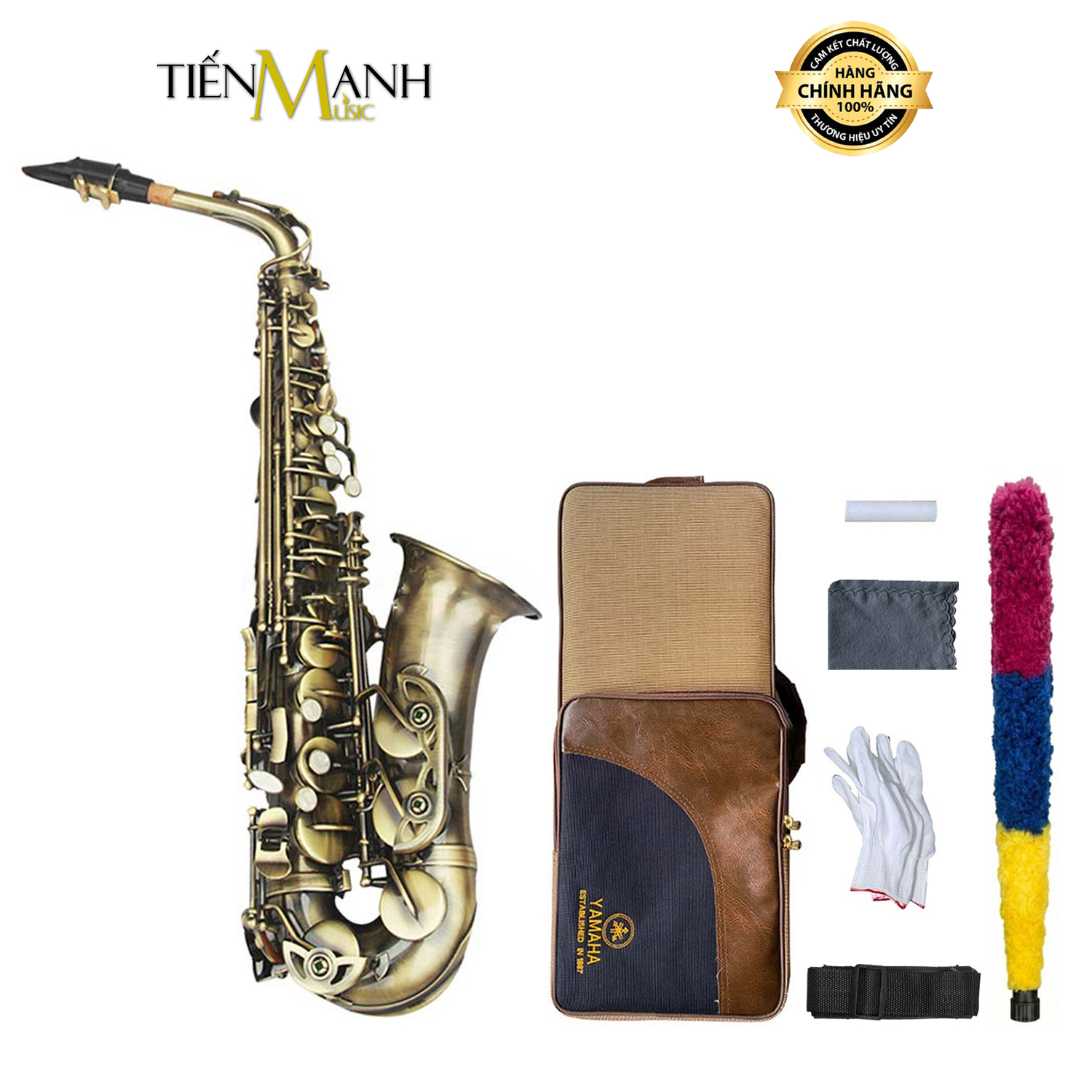 Kèn Saxophone Alto MK007- AS130AB Màu Vàng Đồng