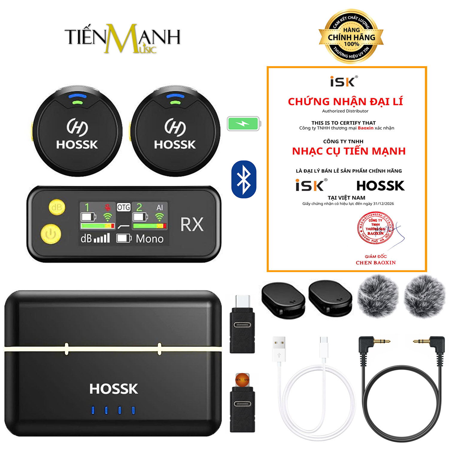 Micro Không Dây Cài Áo HOSSK SH26