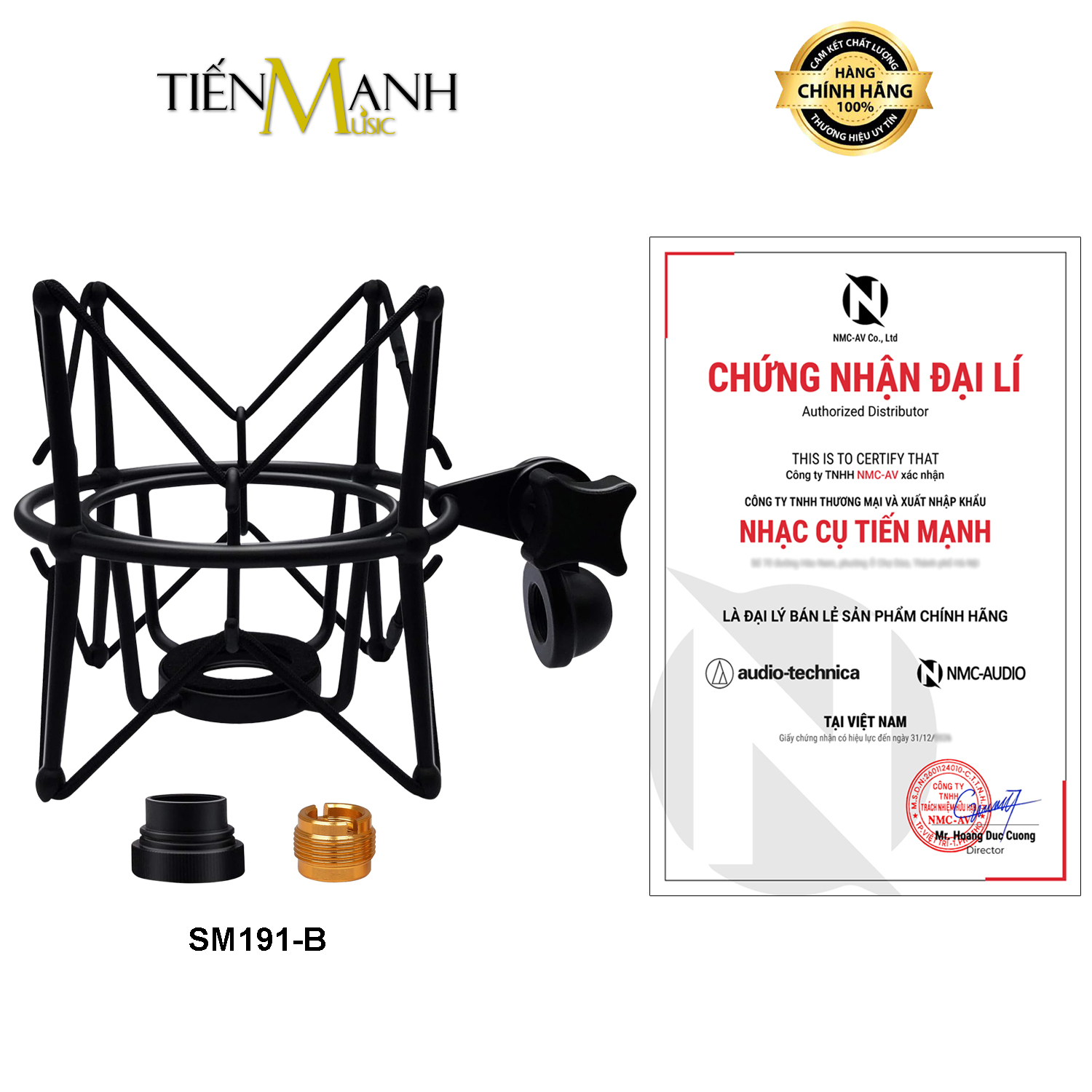 Shock Mount NMC-AUDIO SM191-B Cho Mic AKG và Các Loại Tương Tự