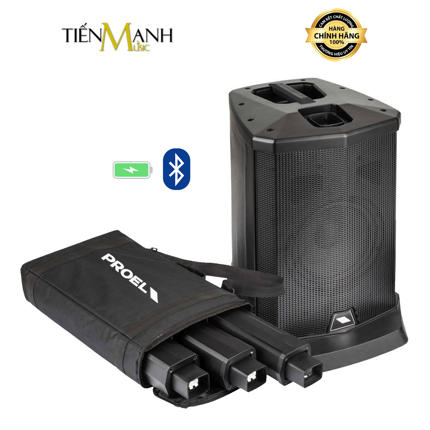 Loa Cột Di Động Proel Session 1X Free - 400W Loa Nghe Nhạc Karaoke Speaker