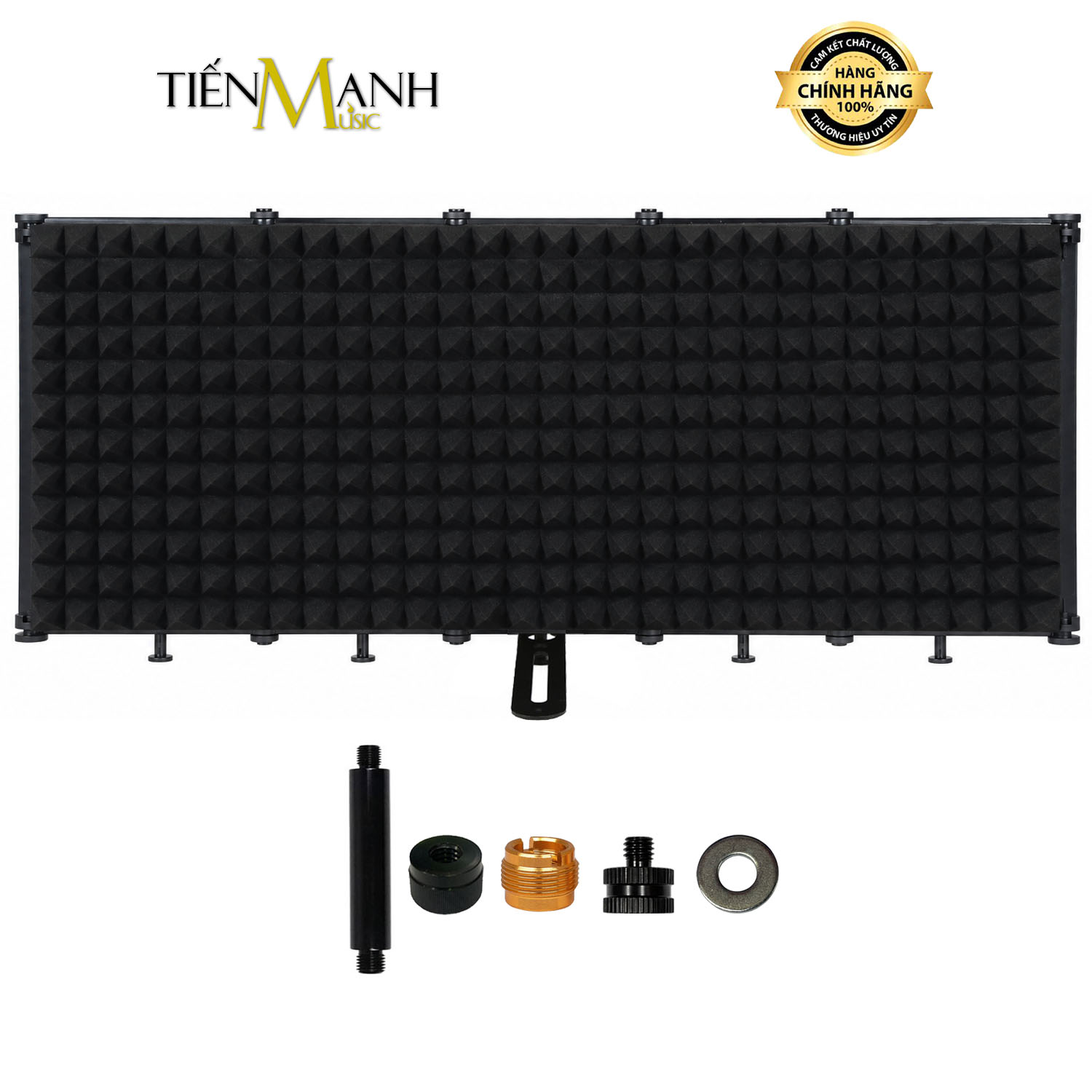 Màng Vách Chắn Tiêu Âm Cho Micro Phòng Thu Loại 5 Cánh Mic SIC05-HY Vocal Booth Màn Tấm Khung Vành Chống Dội, Vang, Ồn